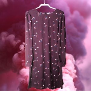 Old Navy Plum Colored Dress Long Sleeves